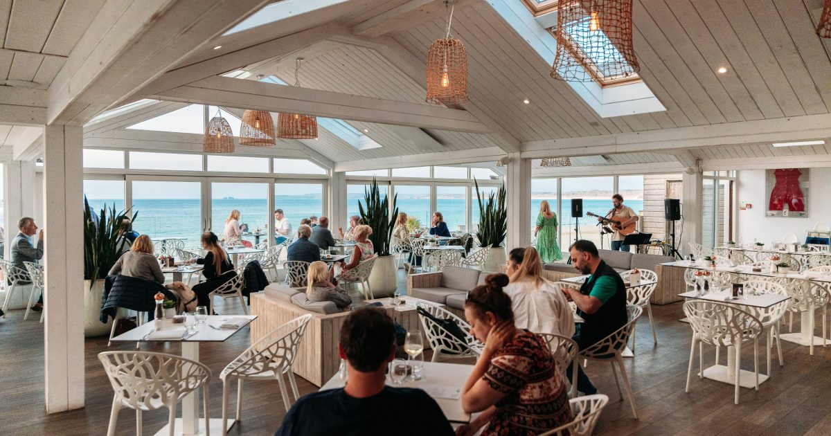 The Beach Club Restaurant in Saint Ives