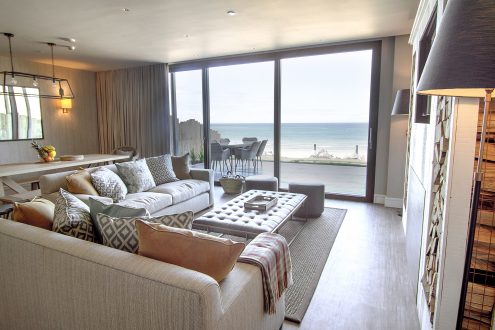 Carbis Bay Lodge living area.