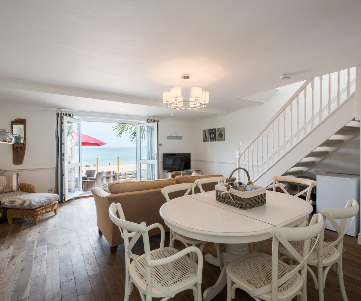 Coastal property living area.