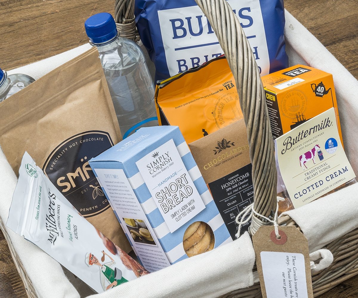 Carbis Bay gift basket.