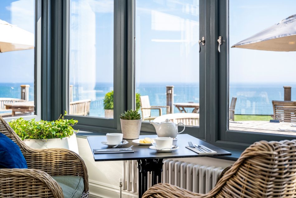 Best places to eat in St Ives Orangery Restaurant Carbis Bay Estate